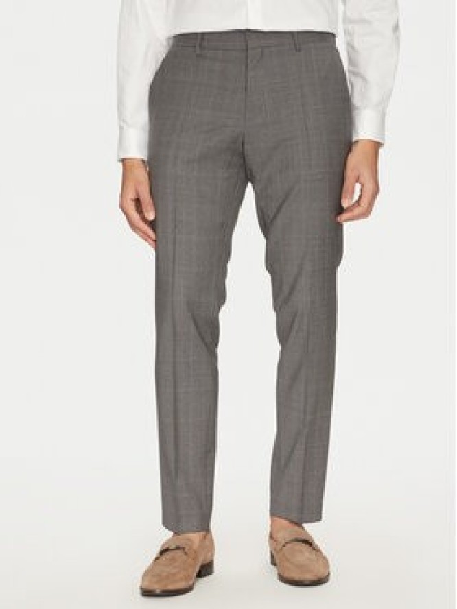 BOSS Garnitur H-Huge 50535023 Szary Slim Fit