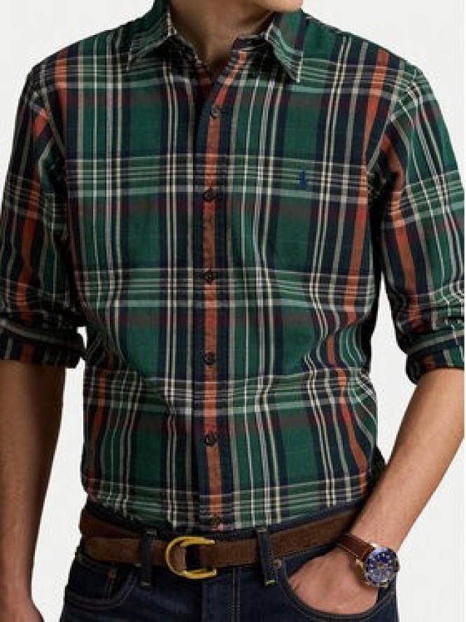 Polo Ralph Lauren Koszula 710P00524002 Zielony Custom Fit