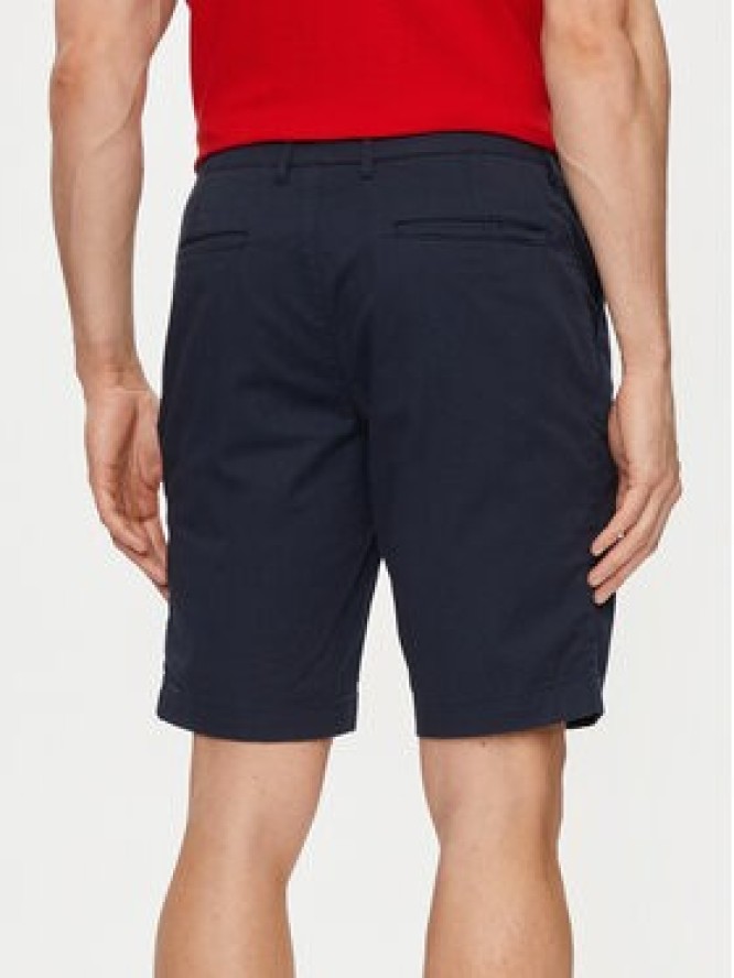 La Martina Szorty materiałowe YMB008 TW417 Granatowy Slim Fit