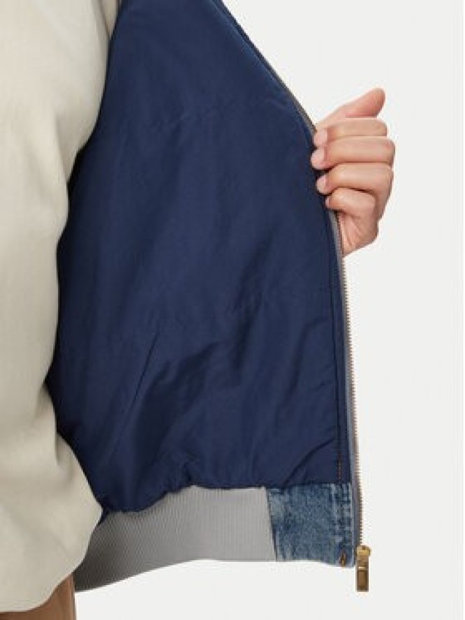 adidas Kurtka jeansowa KE0131 Niebieski Loose Fit