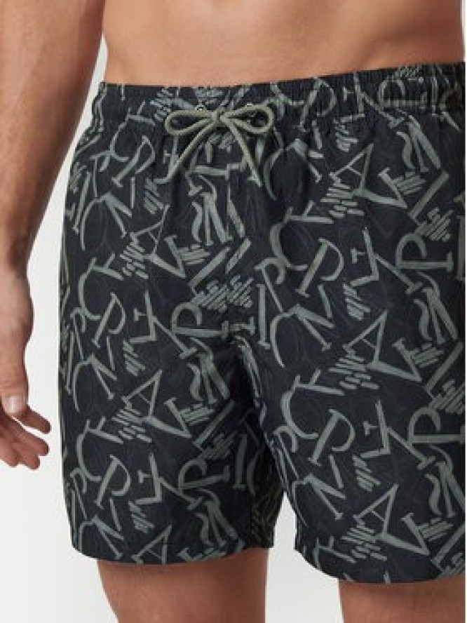 Emporio Armani Szorty kąpielowe EM000583 AF20440 FC099 Czarny
