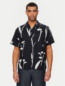 Selected Homme Koszula Slhrelax-Rajesh 16091066 Granatowy Relaxed Fit