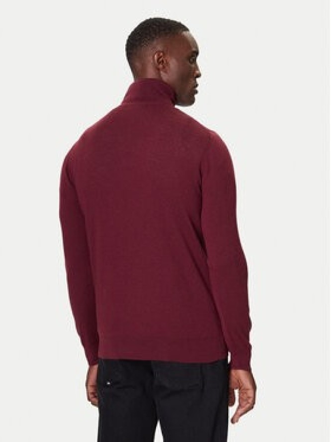 KARL LAGERFELD Sweter 655005 554399 Bordowy Slim Fit