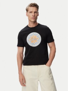 Guess T-Shirt M6GI48 K3583 Czarny Regular Fit