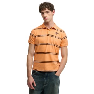 Koszulka polo w paski Superdry Vintage