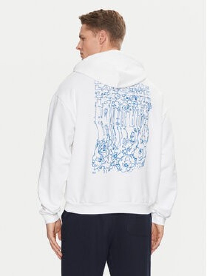 Lacoste Bluza SH6533 Biały Loose Fit