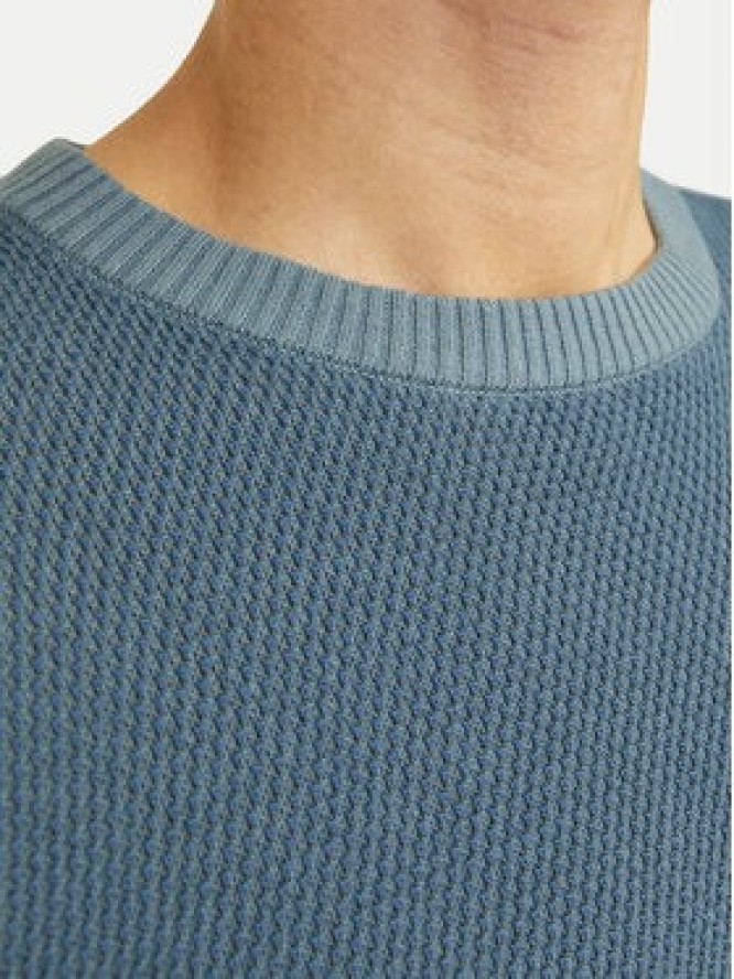 Jack & Jones Sweter Globe 12258139 Niebieski Regular Fit