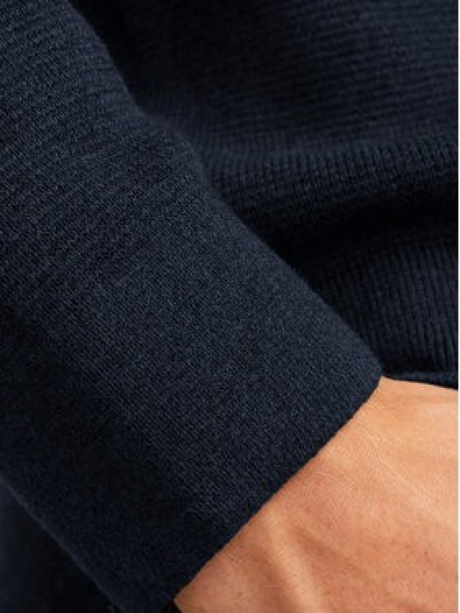 Jack & Jones Sweter Milano 12259666 Granatowy Relaxed Fit