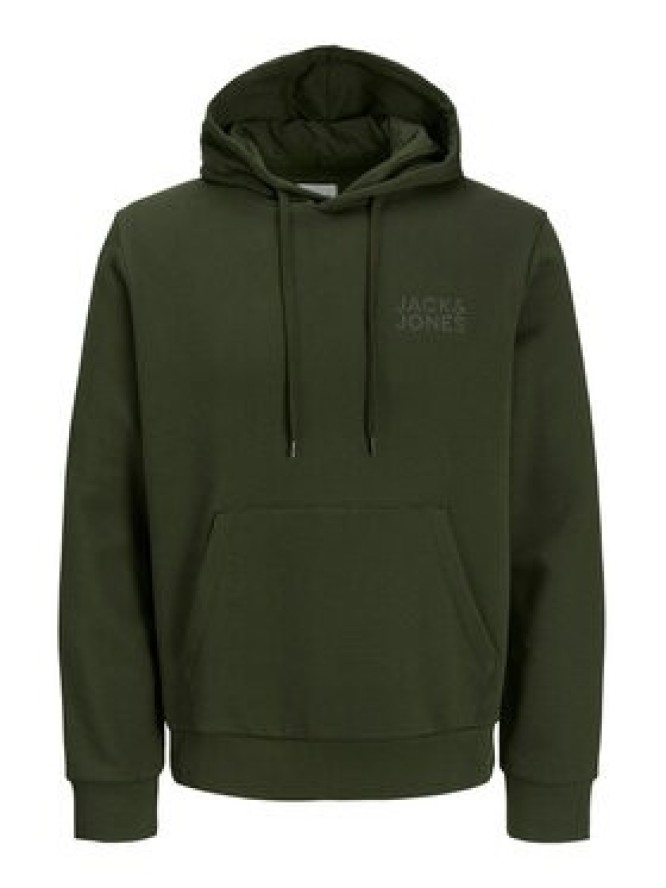 Jack & Jones Bluza Corp Logo 12152840 Zielony Regular Fit