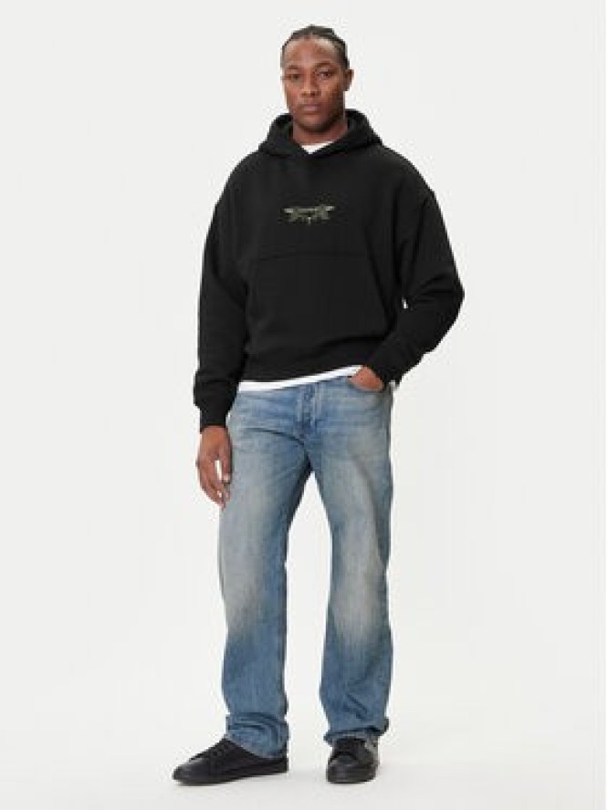 HUGO Bluza 50542558 Czarny Regular Fit