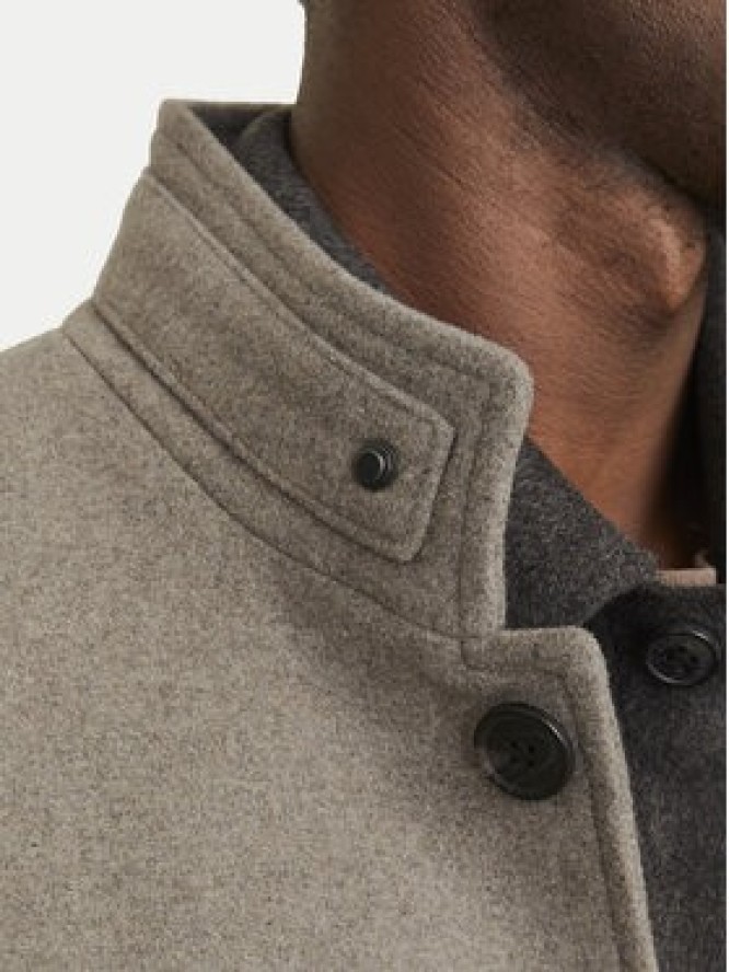 Jack & Jones Płaszcz wełniany Melton 12258672 Beżowy Regular Fit