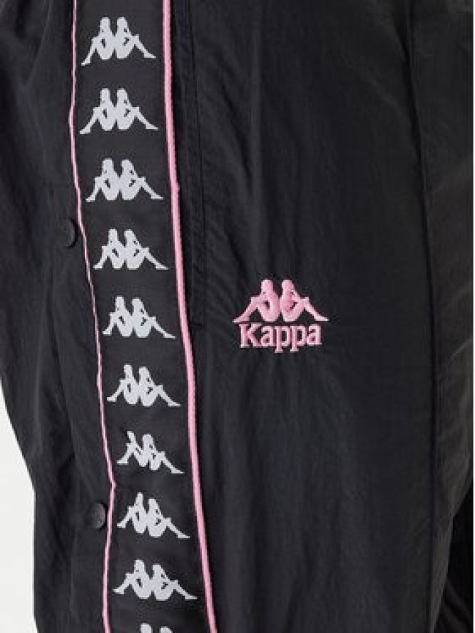 Kappa Spodnie dresowe 361W7JW Czarny Comfort Fit