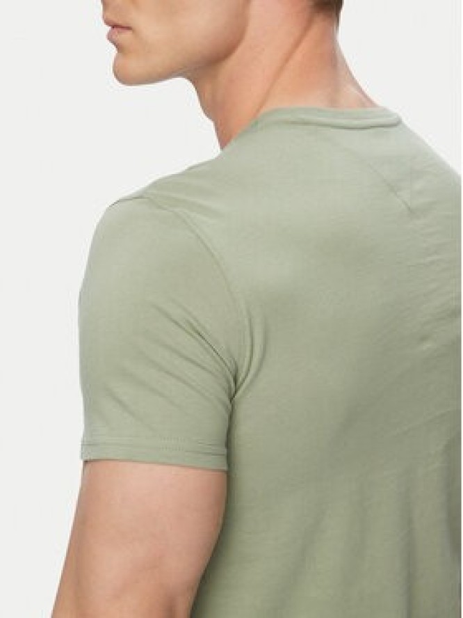 Tommy Jeans T-Shirt DM0DM04411 Khaki Slim Fit