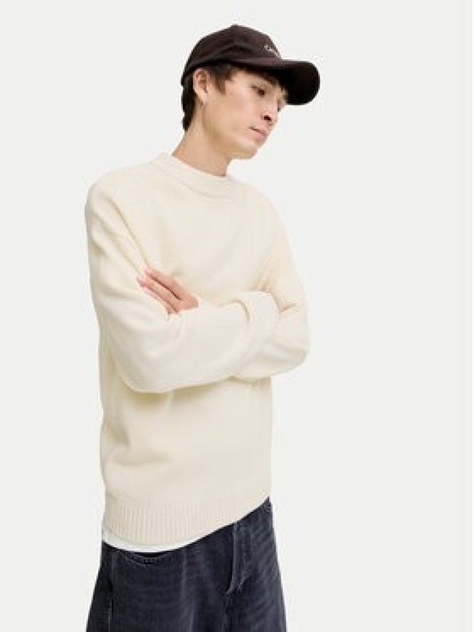 Jack & Jones Sweter Urban 12278942 Écru Relaxed Fit