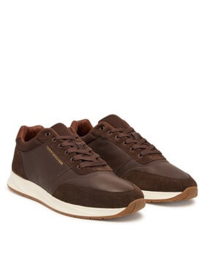Tommy Hilfiger Sneakersy Dressy Runner FM0FM05910 Brązowy