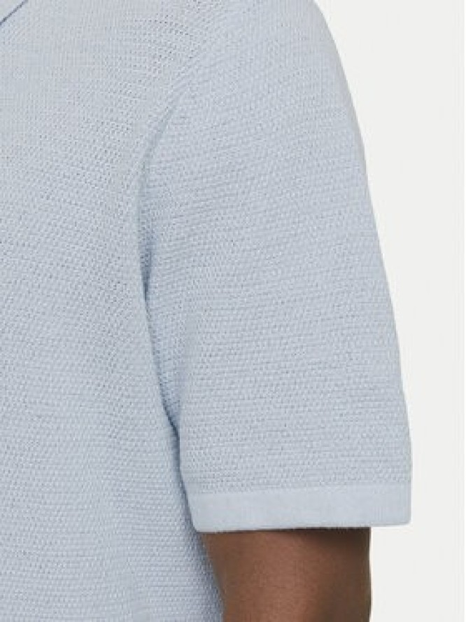 Jack & Jones Sweter George 12268281 Błękitny Relaxed Fit