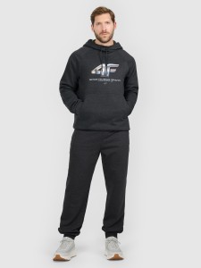 4F Spodnie dresowe joggery męskie - szare S