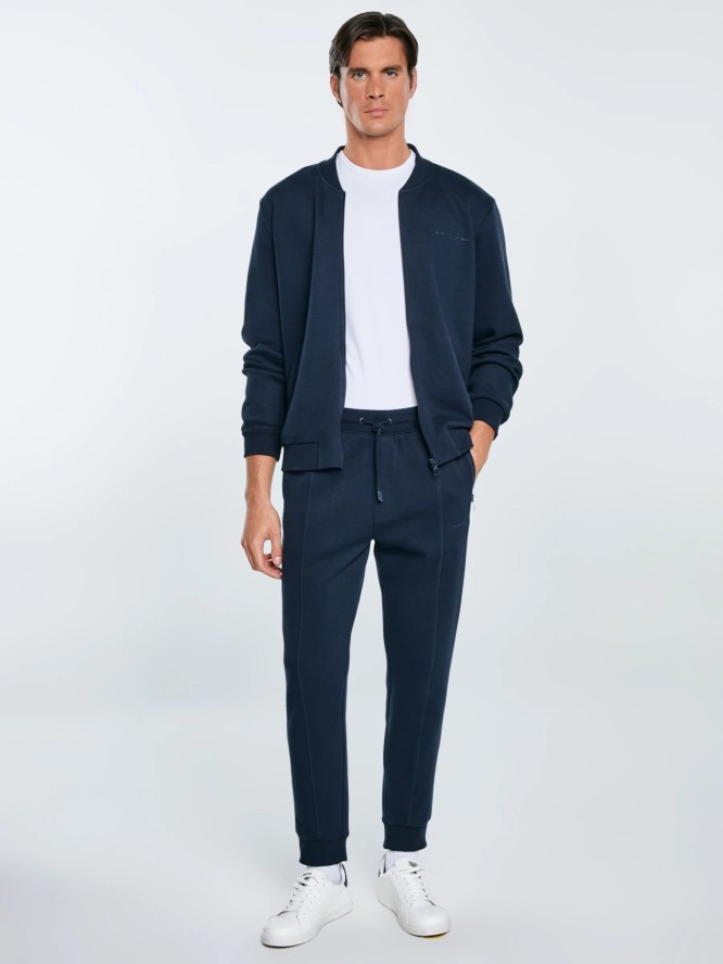 Spodnie męskie dresowe granatowe Wladorp 403