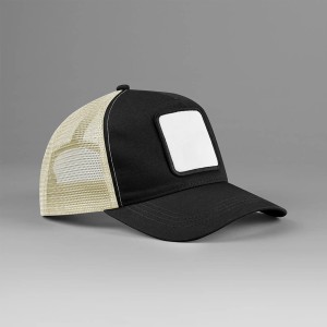 Czapka trucker 5-panelowa z kwadratową łatą Beechfield