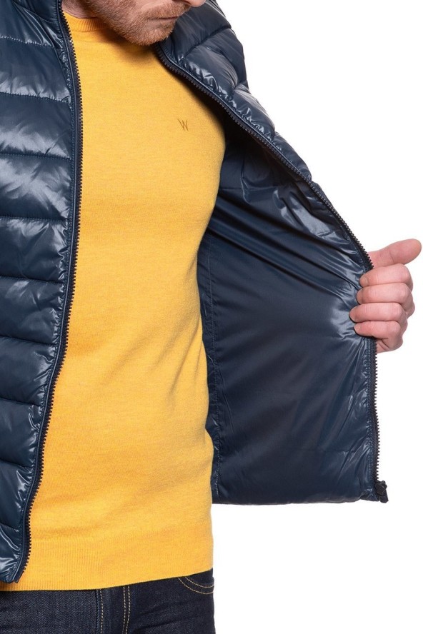 WRANGLER PUFFER VEST NAVY W4A3XT114 112129072