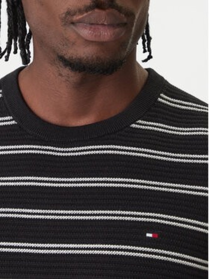 Tommy Hilfiger Sweter Seasonal MW0MW41643 Czarny Regular Fit