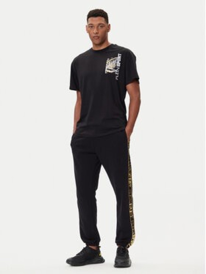 Plein Sport T-Shirt FAEC MTK8368 STE001N Czarny Loose Fit