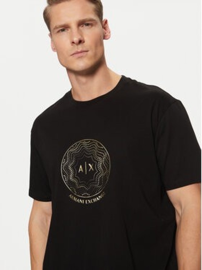 Armani Exchange T-Shirt XM000328 AF10364 UC001 Czarny Regular Fit