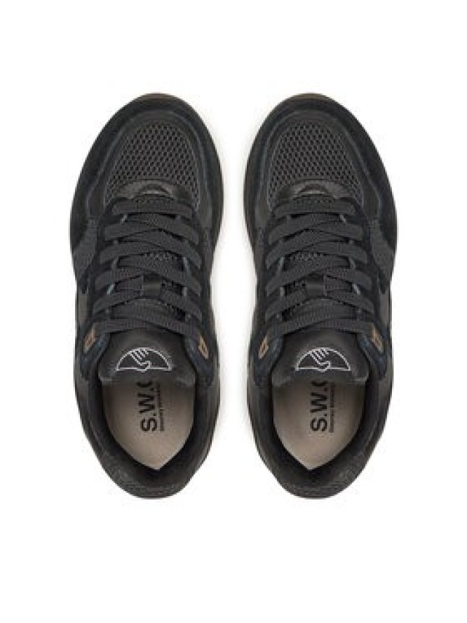 S.W.C Stepney Workers Club Sneakersy Amiel S-Strike YP03110 Czarny