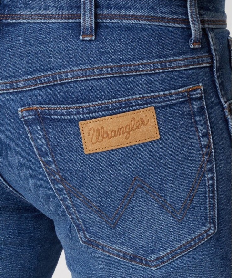 WRANGLER TEXAS SLIM MĘSKIE SPODNIE JEANSOWE JEANSY COOL SHADE W12SYLZ88 112330697