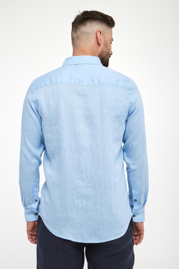 Koszula męska lniana AERONAUTICA MILIATRE