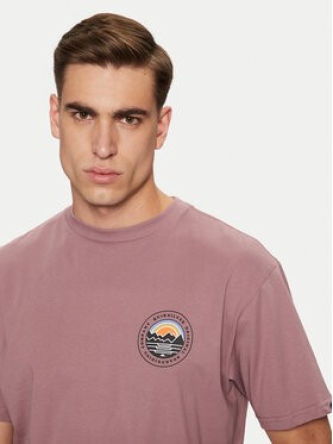 Quiksilver T-Shirt Landscapes EQYZT07917 Fioletowy Regular Fit