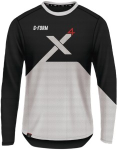 G-FORM Pro-X4 koszulka długi rękaw L czarno-biała