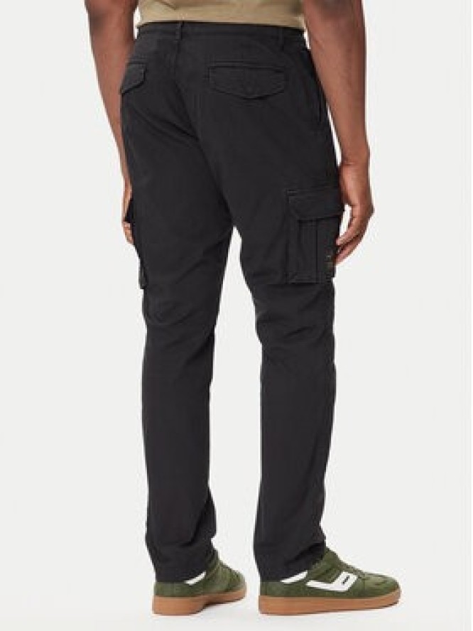 Aeronautica Militare Spodnie materiałowe 252PA1329UCT0244 Czarny Regular Fit