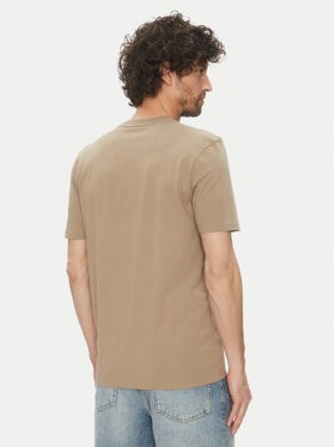 HUGO T-Shirt Dulivio 50467556 Beżowy Regular Fit
