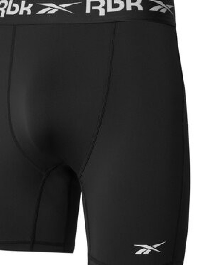 Reebok Szorty sportowe RK25600CCM Czarny Slim Fit