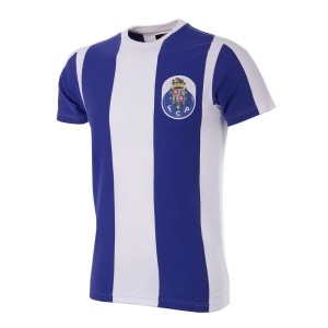 Koszulka dla dorosłych - FC Porto Retro - Azul-Branco