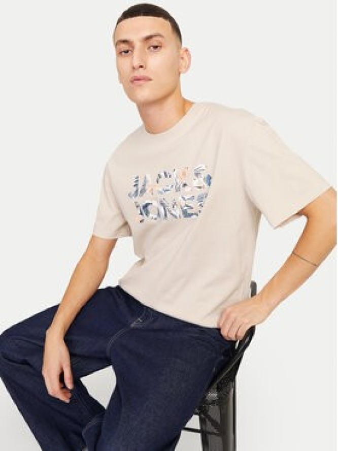 Jack & Jones T-Shirt Bryan 12268127 Beżowy Relaxed Fit