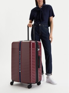 Beverly Hills Polo Club Walizka duża CEO-BHPC-L-007-08-BURGUNDY Bordowy