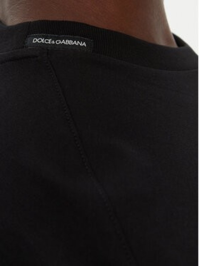 Dolce&Gabbana T-Shirt G8RN8Z G7NUB Czarny Regular Fit