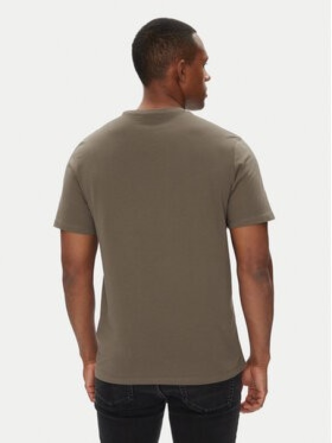 Calvin Klein Jeans T-Shirt LV040HM265 Brązowy Regular Fit