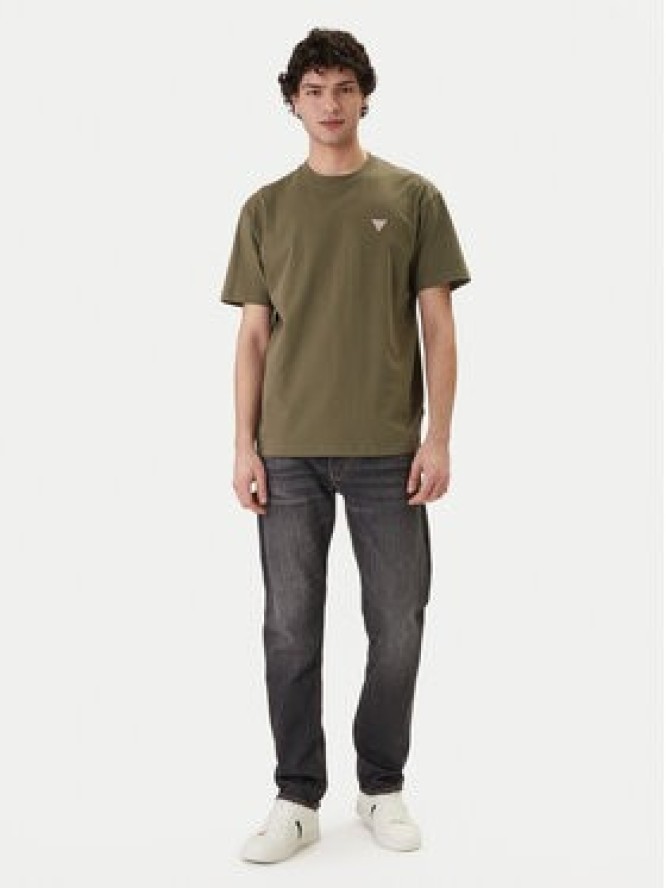 Guess Jeans T-Shirt M4YI46 K8FQ4 Khaki Regular Fit