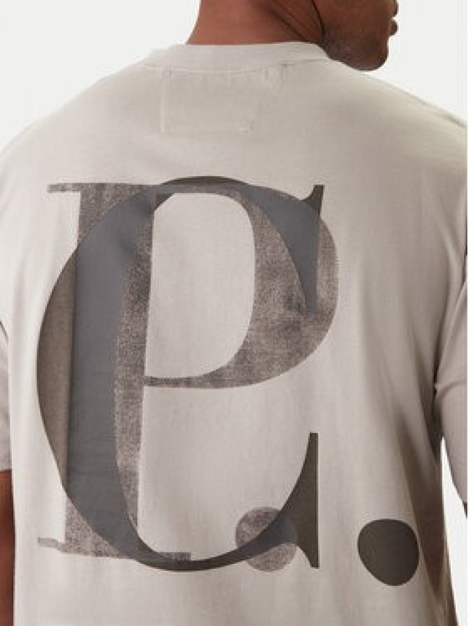 C.P. Company T-Shirt 20CMTS087A005100W Beżowy Regular Fit