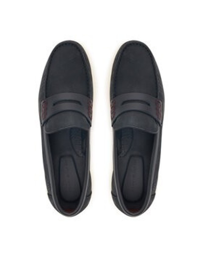 Tommy Hilfiger Mokasyny Mix FM0FM05785 Granatowy