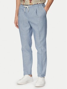 HUGO Spodnie materiałowe Getlin 50559695 Niebieski Slim Fit