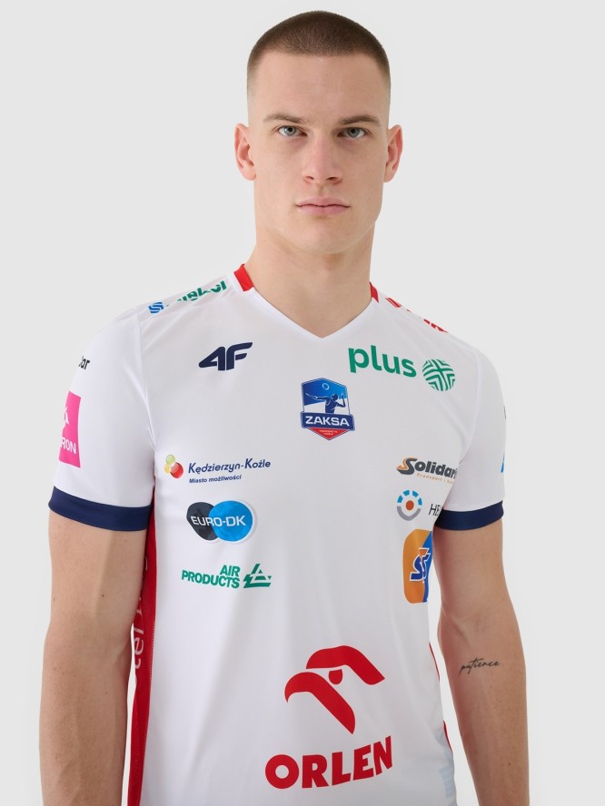 4F Koszulka meczowa replika domowa z sezonu 2024/25 męska 4F x Zaksa Kędzierzyn Koźle - multikolor XS