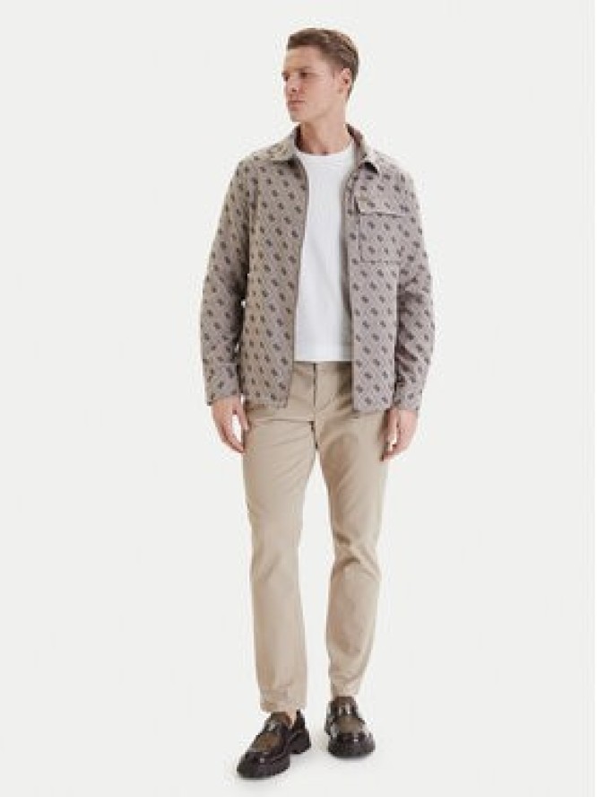 Guess Kurtka przejściowa M6GL05 W1661 Beżowy Classic Fit