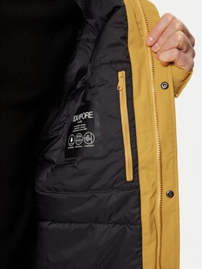 Jack Wolfskin Kurtka zimowa Glacier Canyon 1107674 Żółty Regular Fit