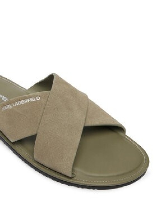 KARL LAGERFELD Klapki KL70213C Szary