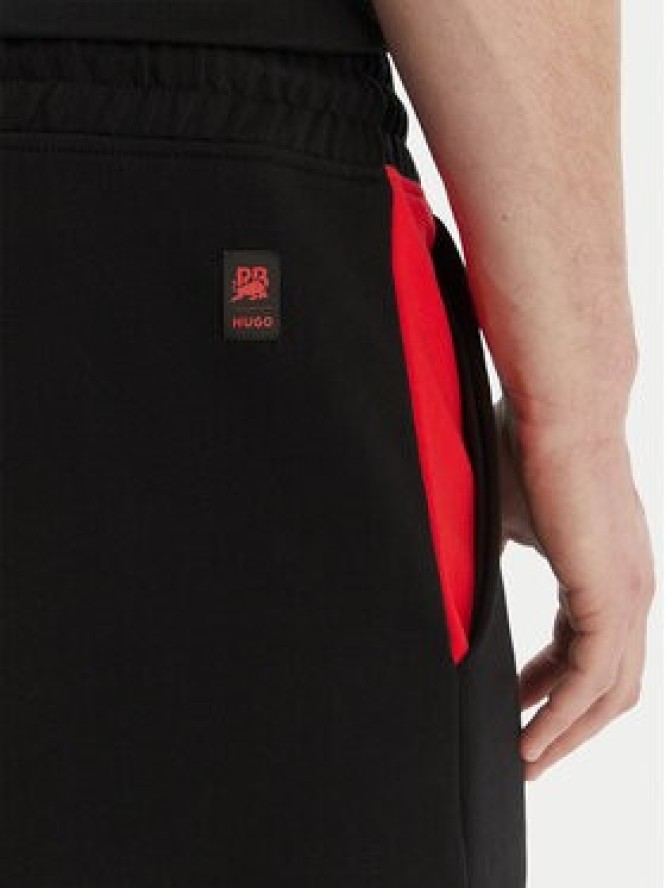 HUGO Szorty materiałowe Despen_RB 50559712 Czarny Relaxed Fit