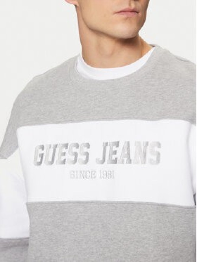 Guess Jeans Bluza M4BQ39 K9V31 Szary Regular Fit